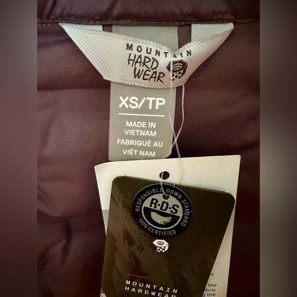NWTs Mountain Hardwear StretchDown DS Jacket. Dark Tannin. Women’s XS - Picture 4 of 8
